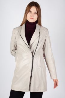 Leather jacket MAURITIUS 1102-0019-ivory