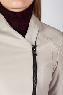 Leather jacket MAURITIUS 1102-0019-ivory