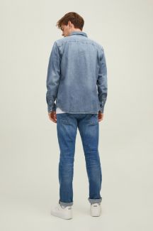 Denim shirt JACK & JONES 12138115-Medium-Blue