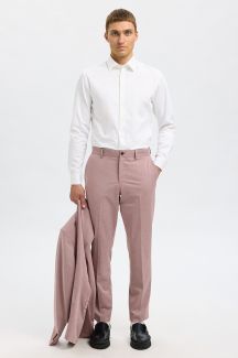 Suit trousers SELECTED 16097081-Light-Pink