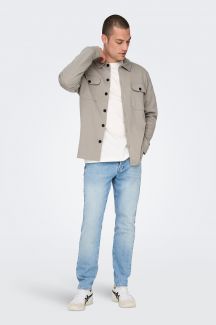 Overshirts ONLY & SONS 22021279-Vintage-Khaki