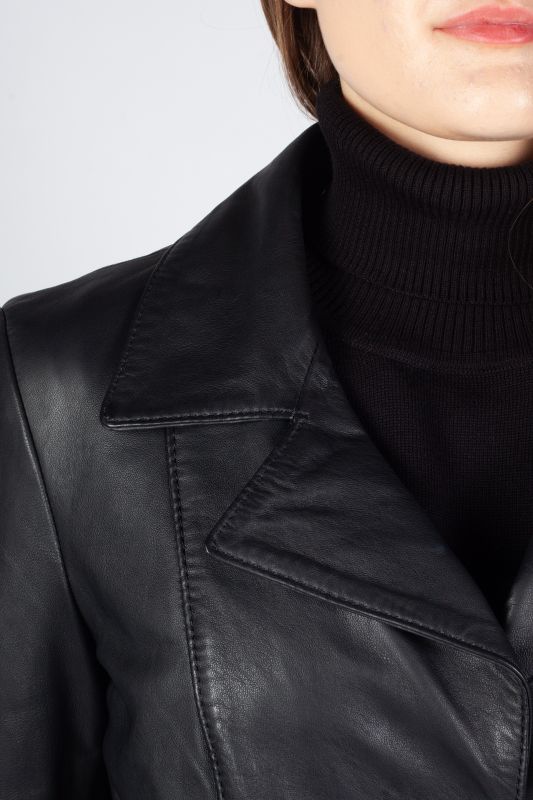 Leather jacket MAURITIUS 1101-0680-black