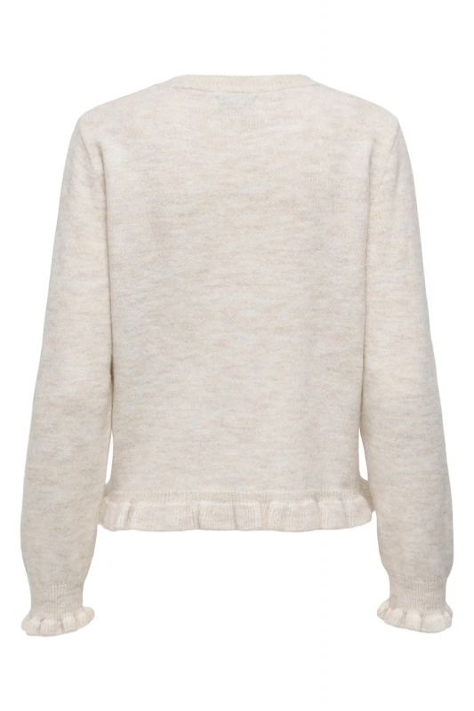 Cardigan JACQUELINE DE YONG 15363485-Birch-MELANGE